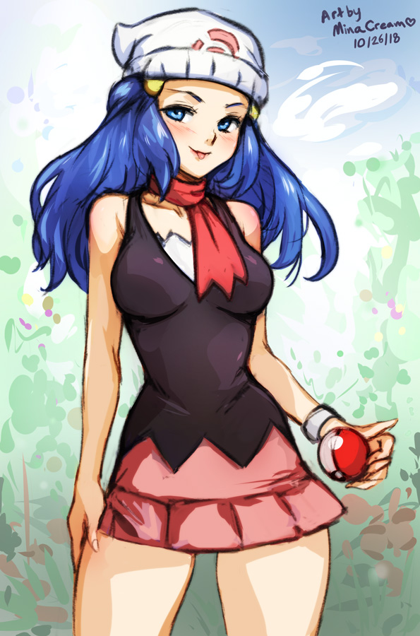 Dawn from pokemon old version by Linarahe on DeviantArt