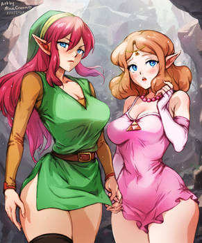 #948 Pink Link x Zelda