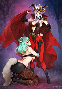 #980 Vampire Queen Edelgard and Werewolf Byleth