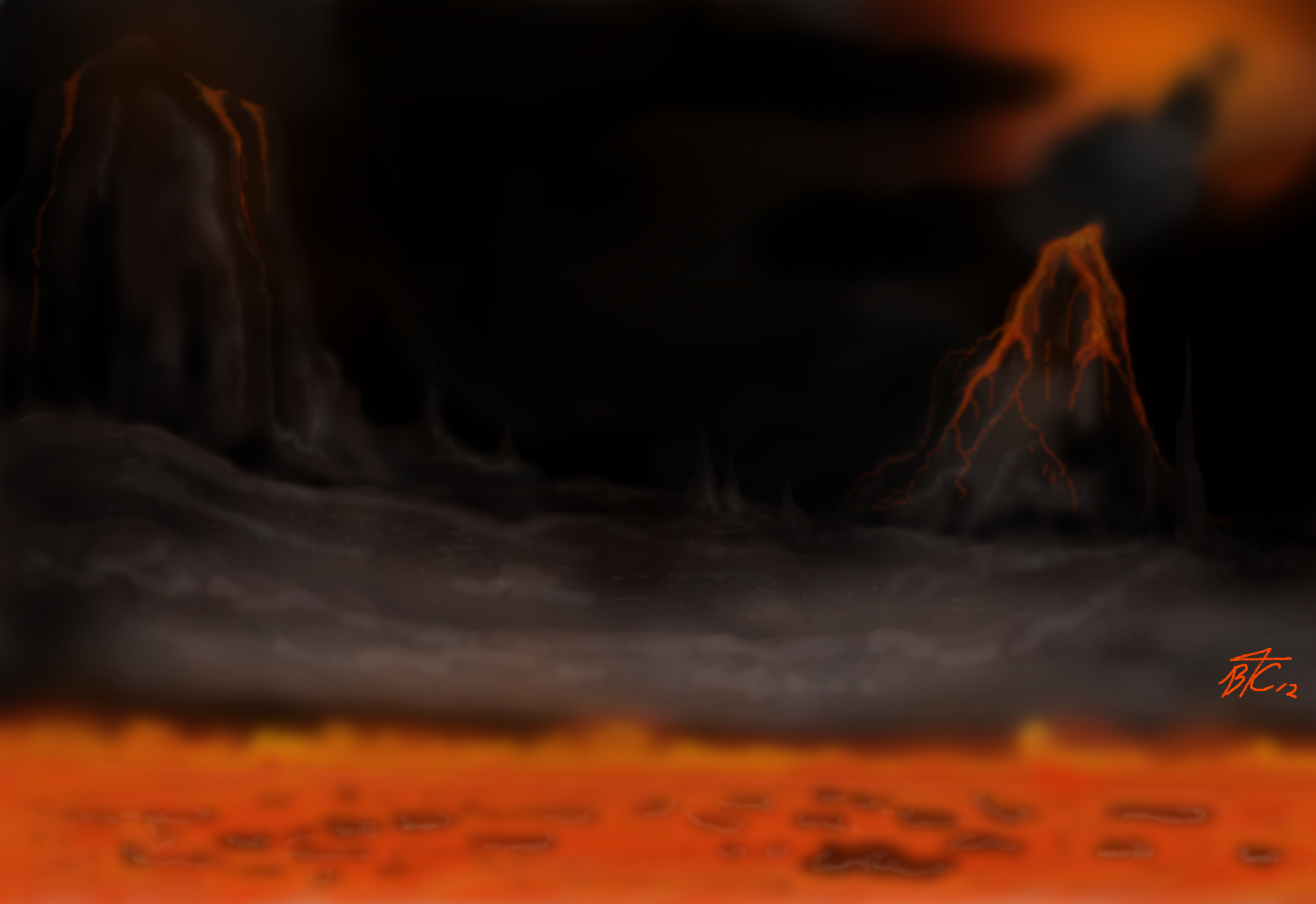 Sun-Scorched Volcanoes