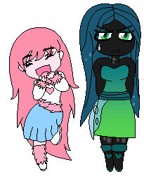 Fluffle Puff and Chrysalis