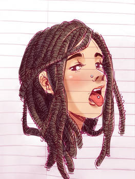 Dreadlocks girl