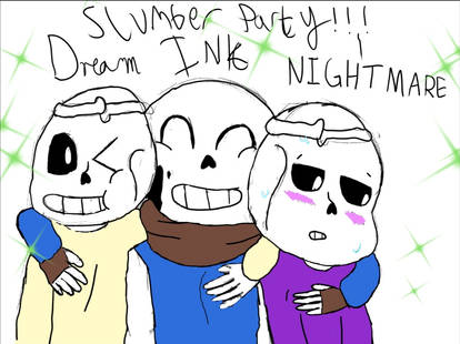skeleton gamer on X: Nightmare sans and dream sans are so cute   / X