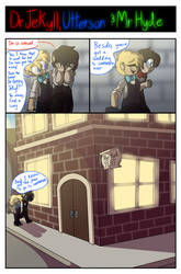 Dr Jekyll, Utterson and Mr Hyde Comic Page 6