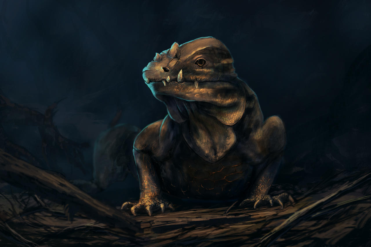 Lizard creature by DPOlegun on DeviantArt