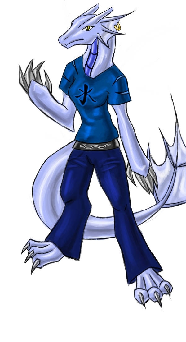 Water Dragon Anthro--for Pr0st