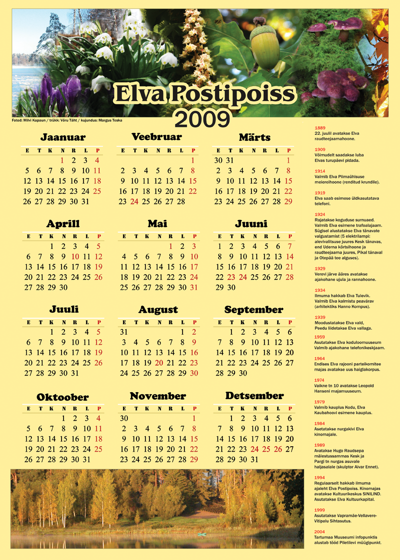 2009 Calendar