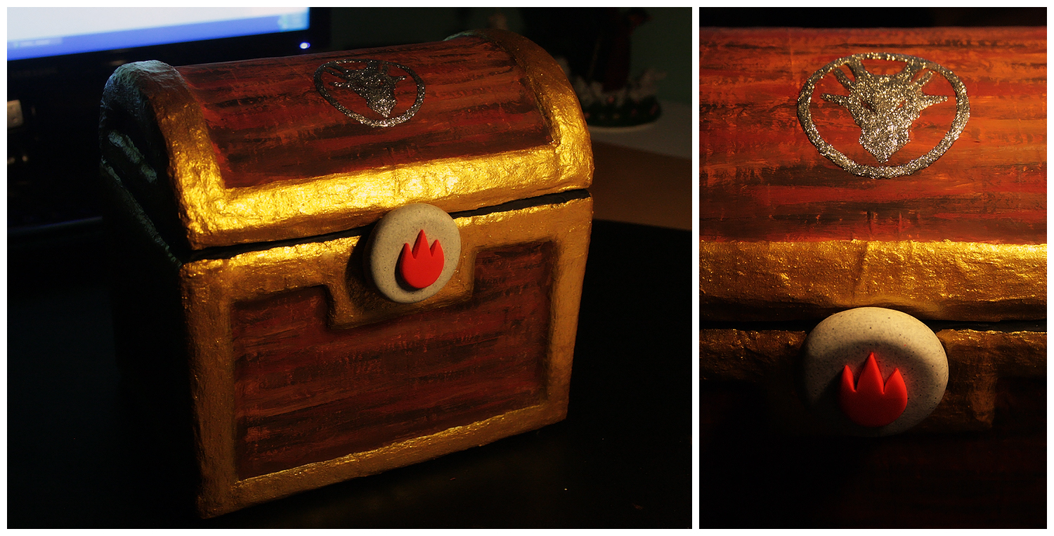 Finished treasure chest