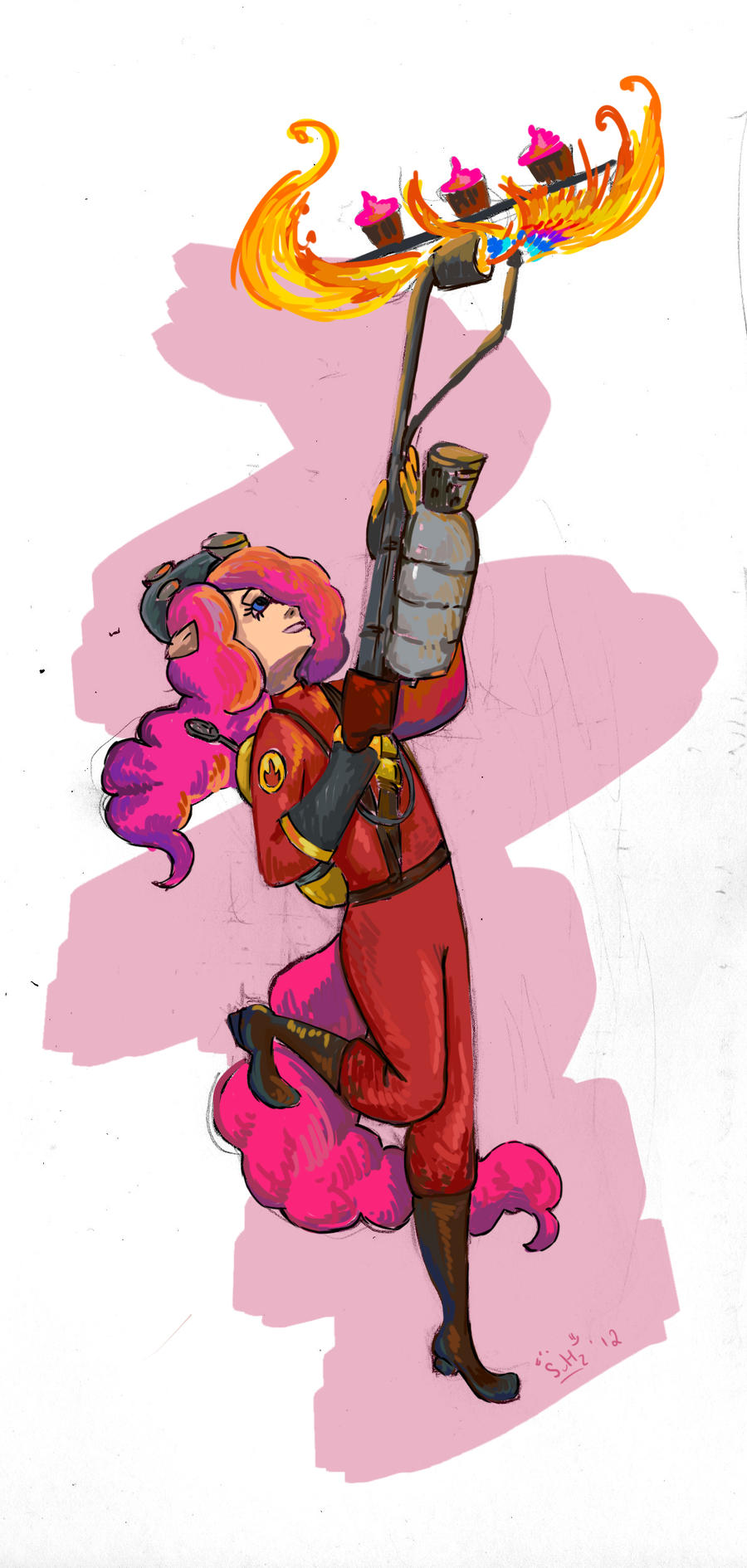 Pinkie Pyro by DymasyaSilver on DeviantArt