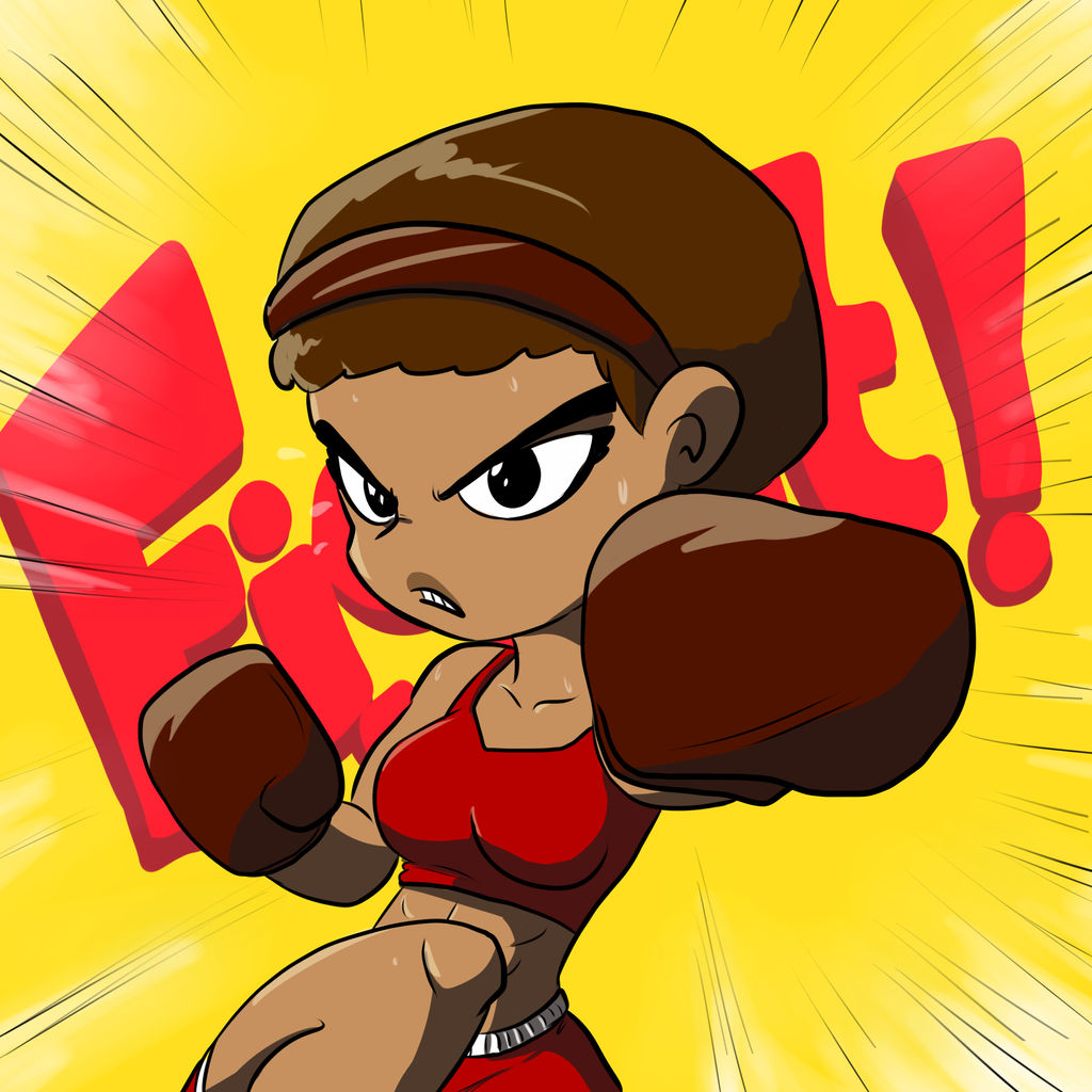 Art Trade: Afro Boxer