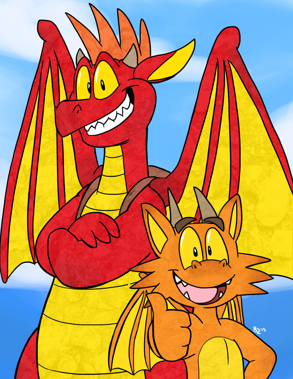 Commission: Fyfe and Sparkplug