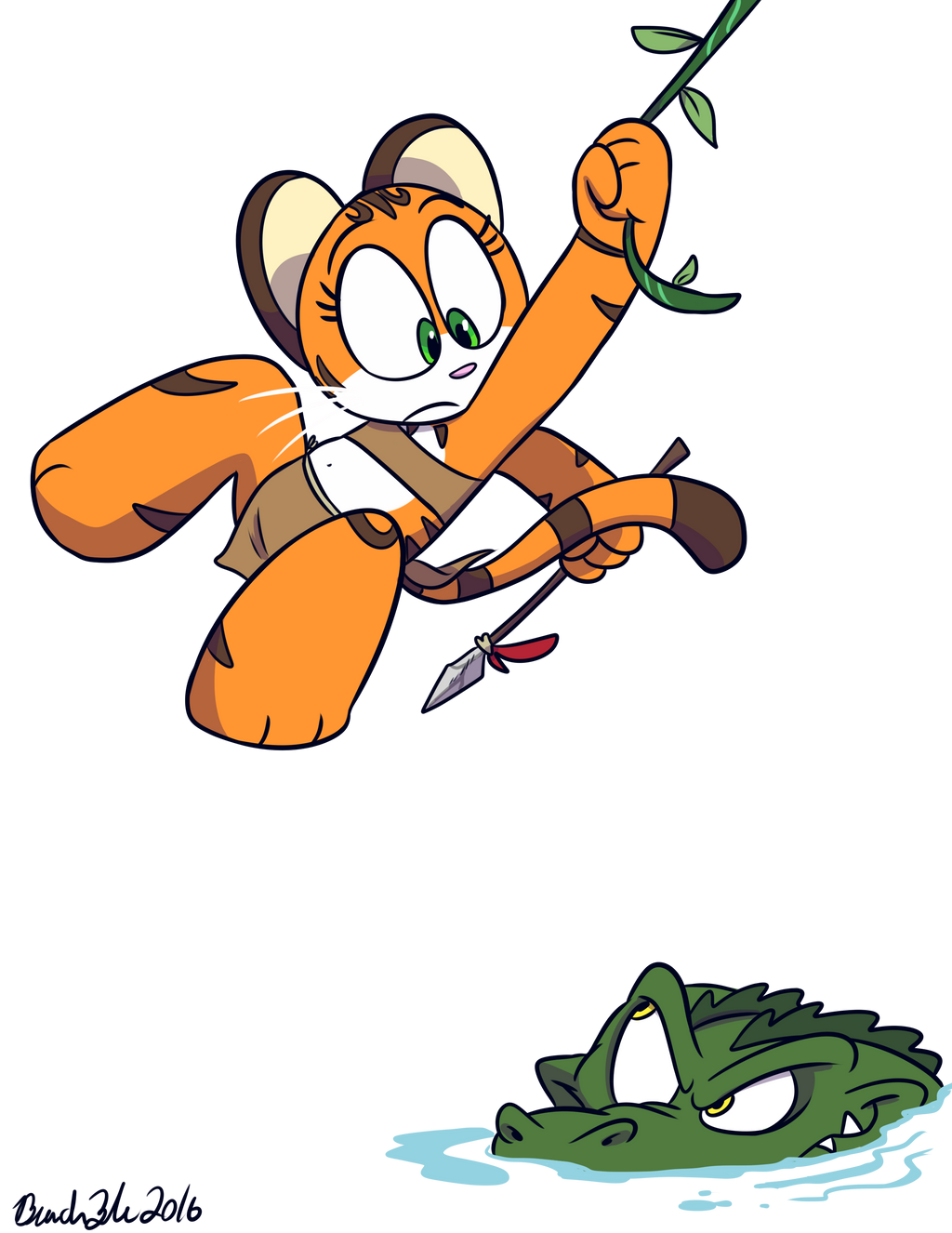 Kiki and the Crocodile