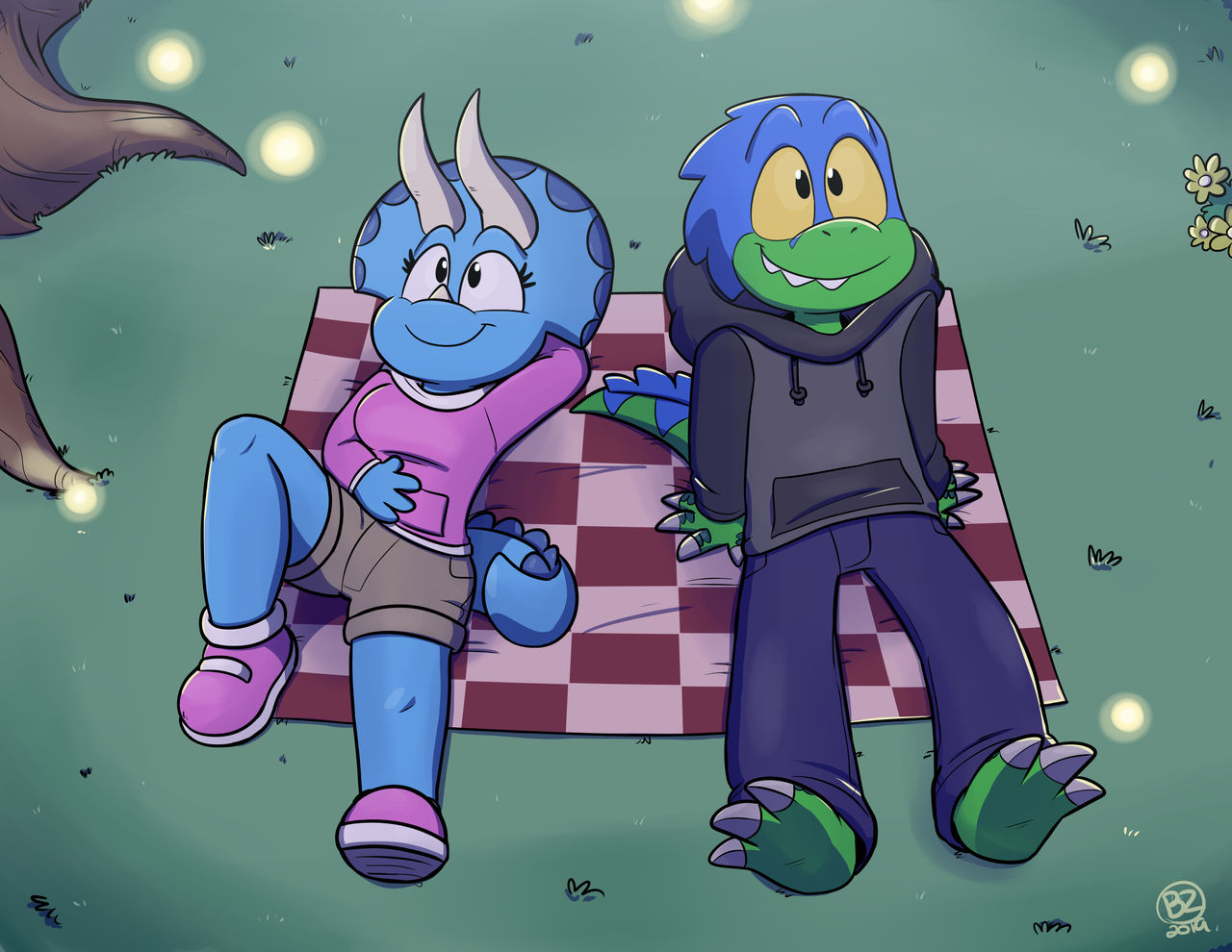 Gazing Dinos