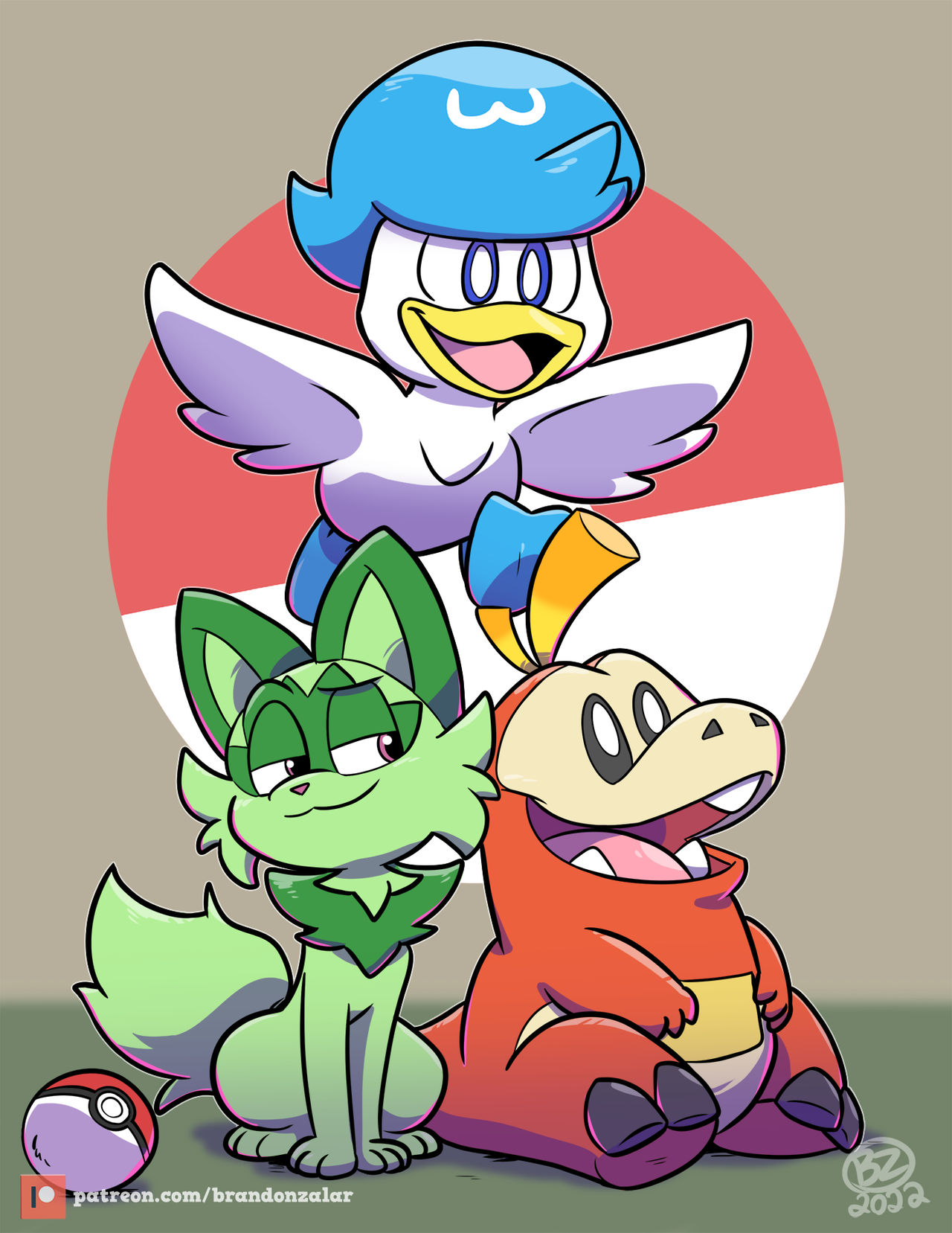 Pokemon Gen 9 Starters