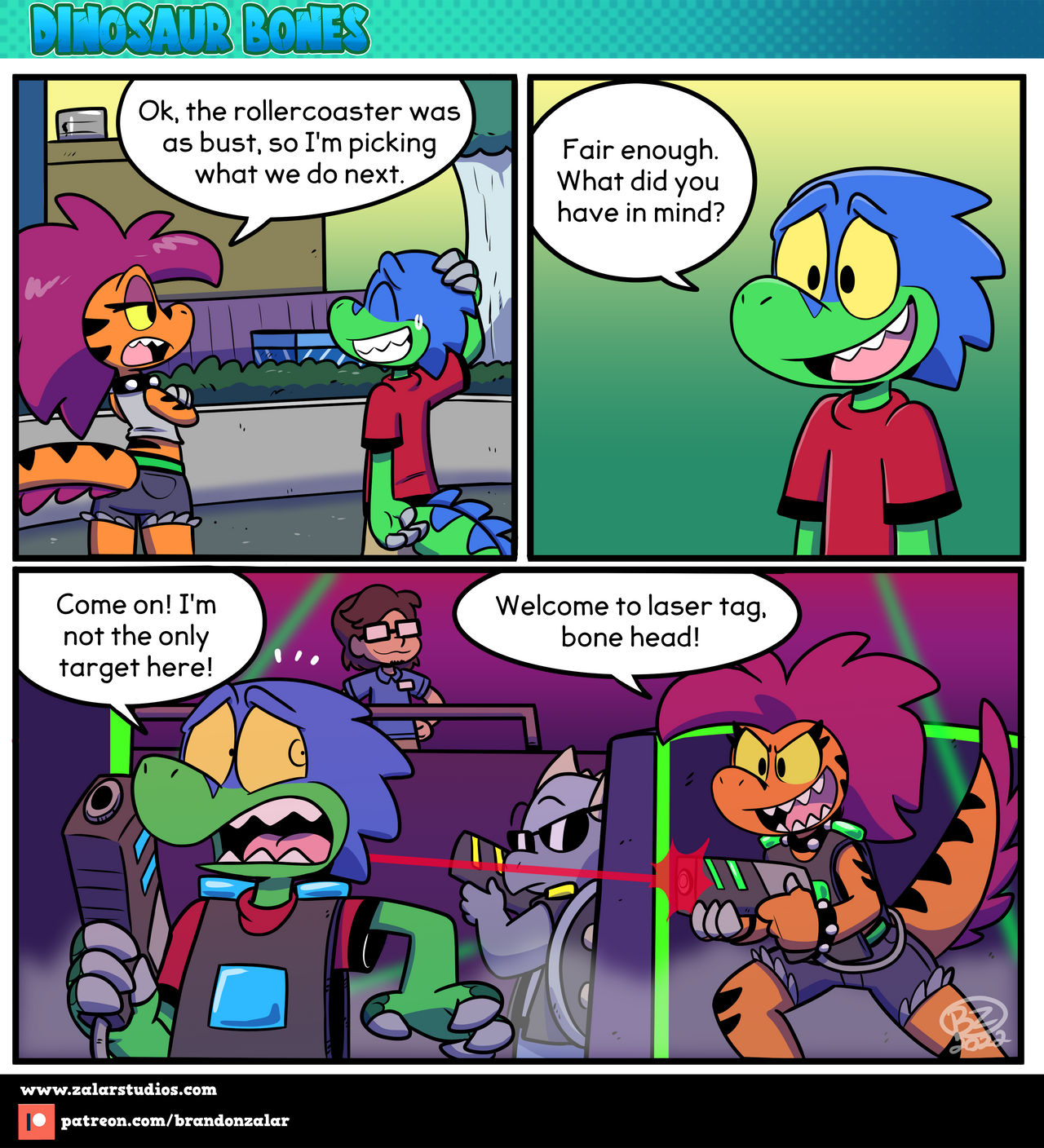 Dinosaur Bones: Laser Tag