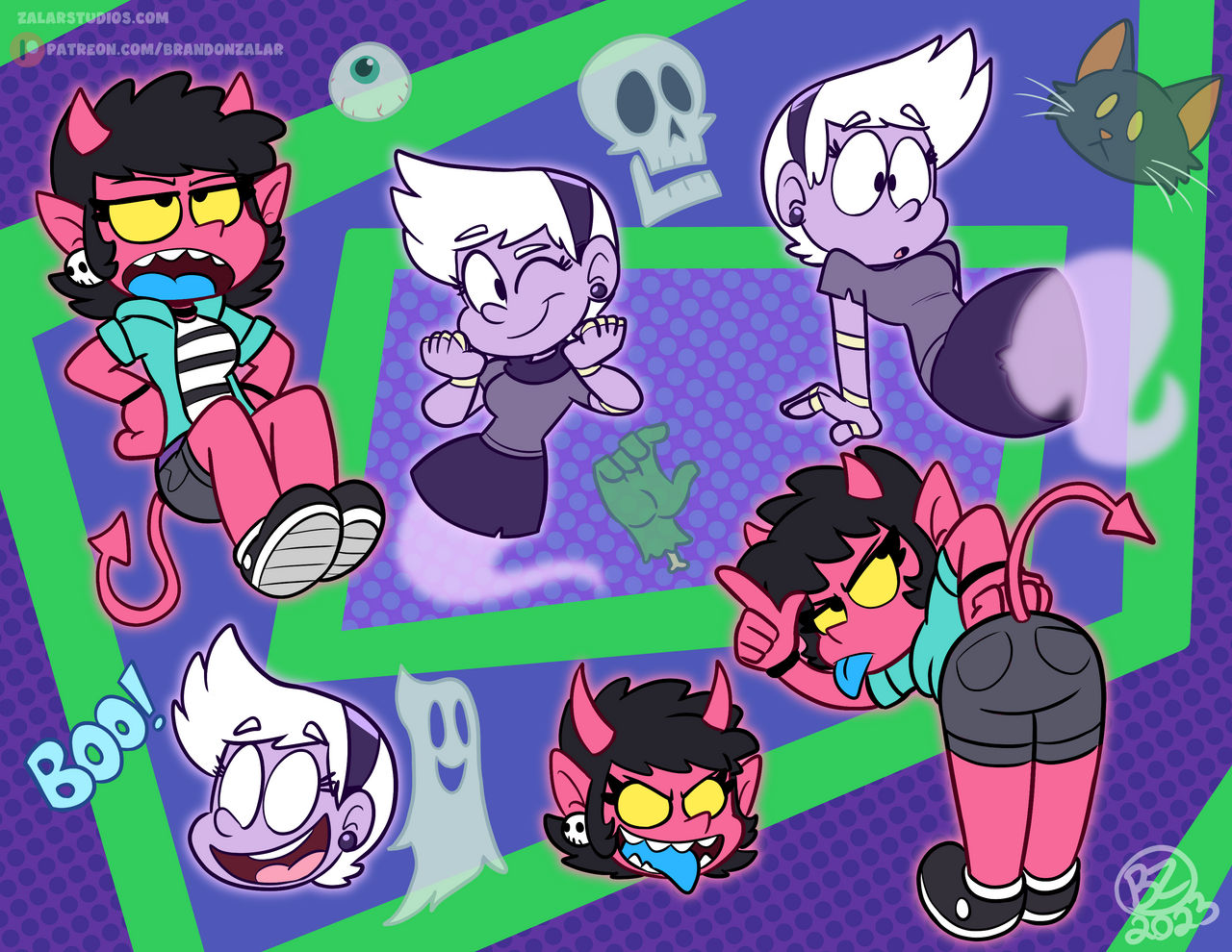 Ghoulish Doodles