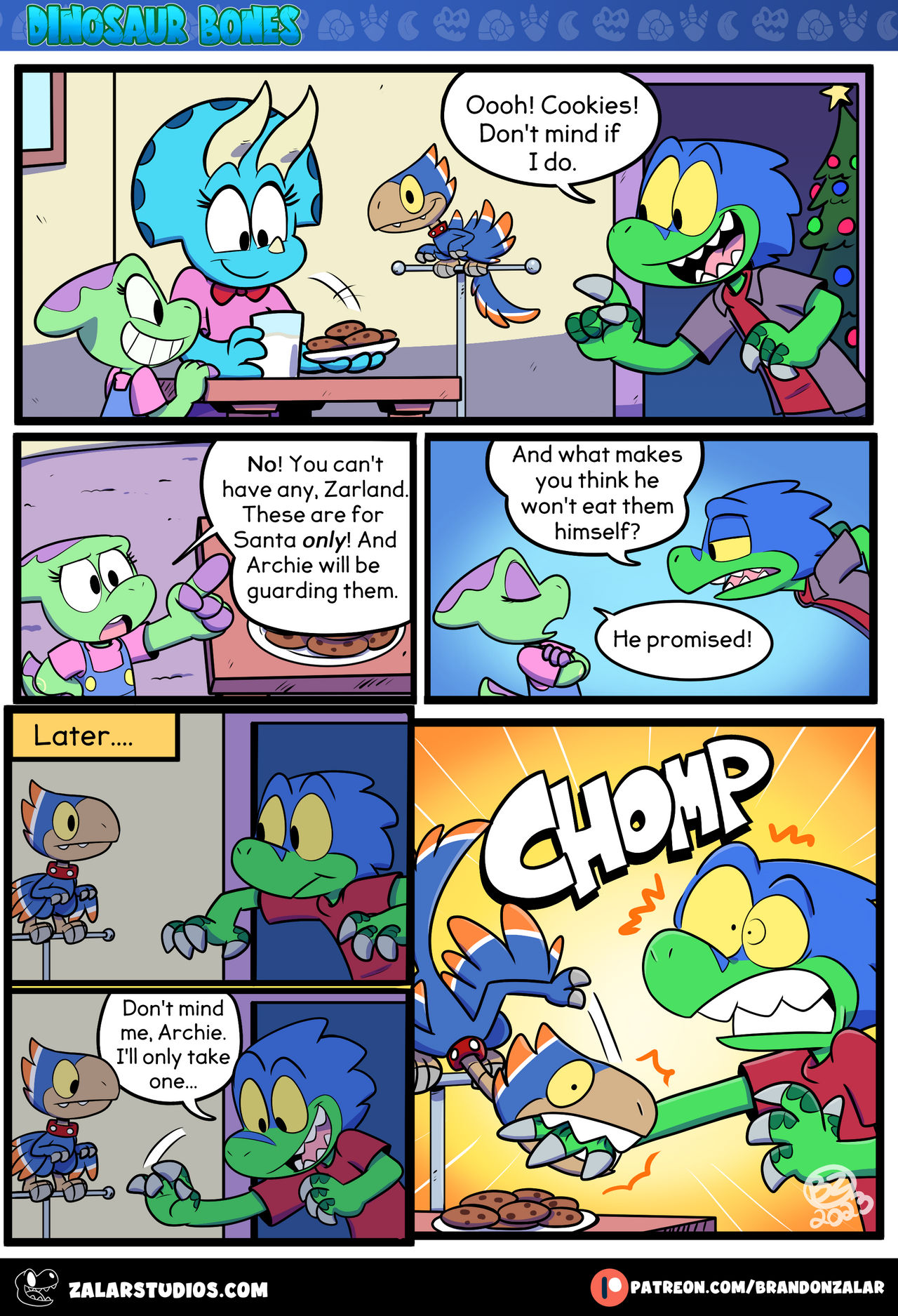 Dinosaur Bones: Christmas Cookies