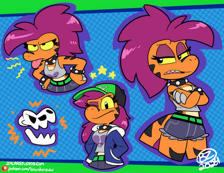 Roxie Raptor Doodles