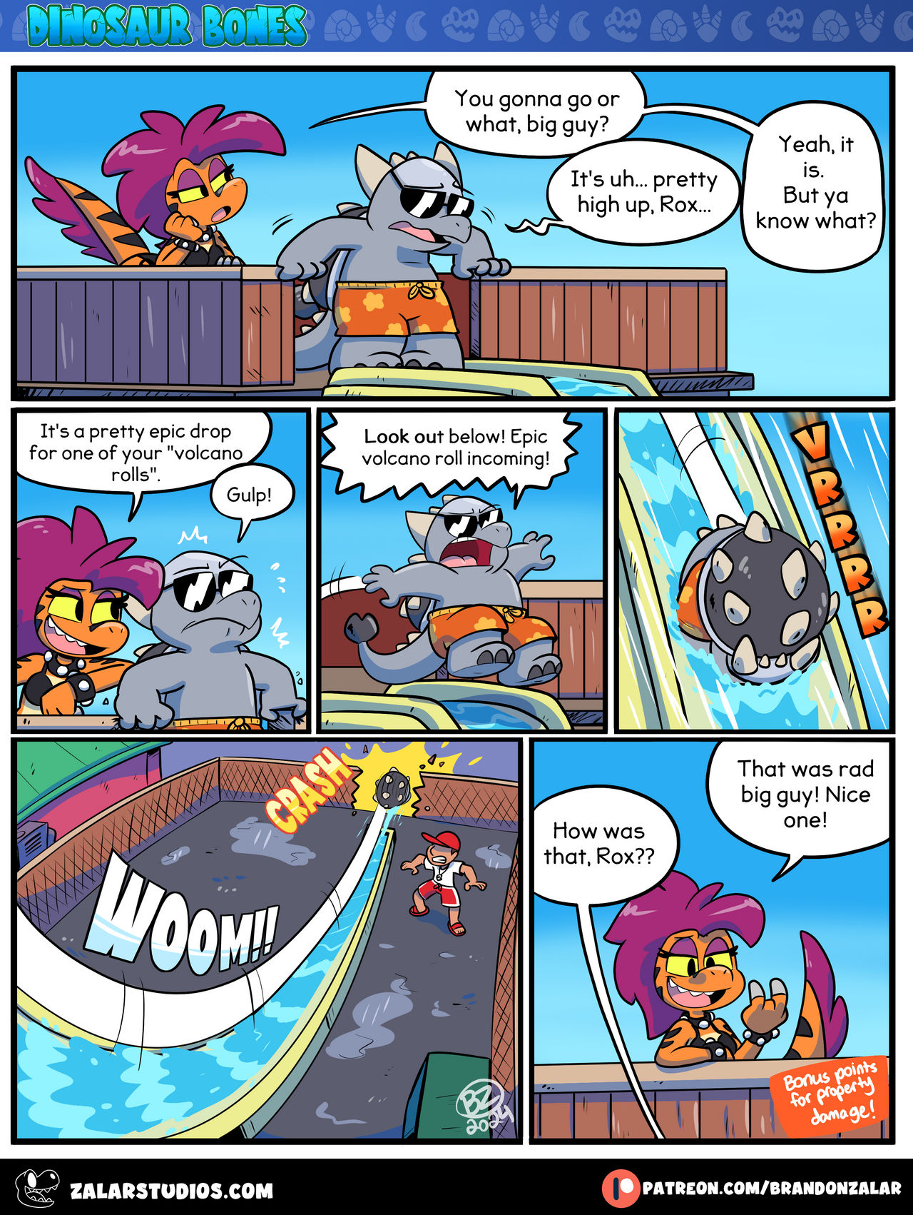 Dinosaur Bones: Volcano Slide