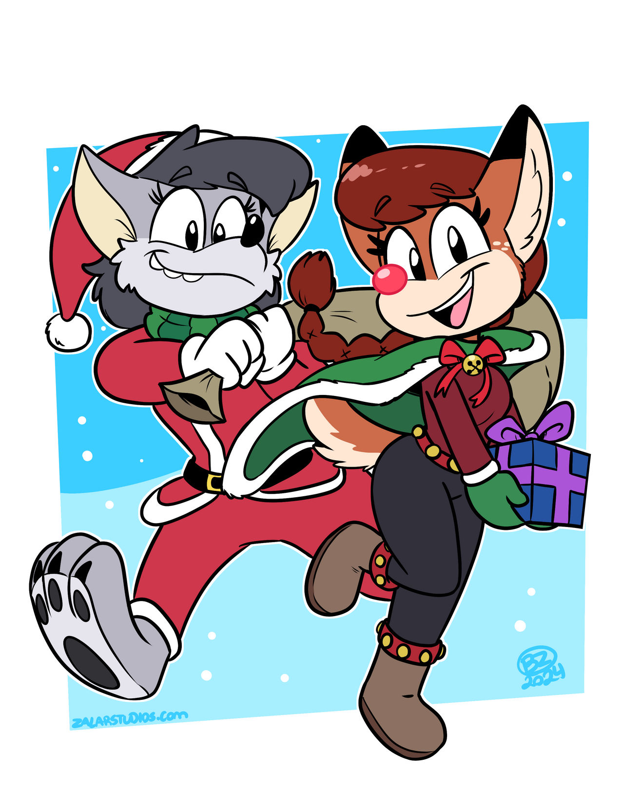 Wendy and Daisey Christmas Cheer