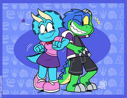 Trixie and Zarland: Dino BFFs