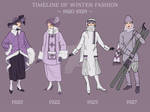 DETAIL: Winter Fashion Timeline 1920-1929