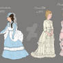 Detail of Timeline of Spring Fashion: 1870-1880