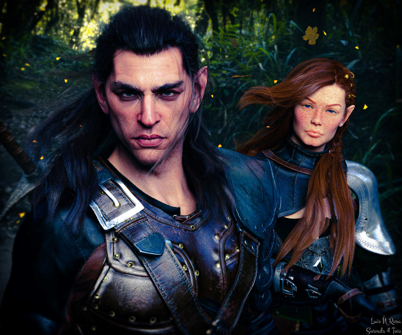 Two Elf Best Two Elves by swords4two on DeviantArt