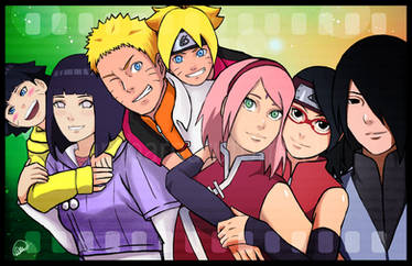 Naruhina and Sasusaku Family