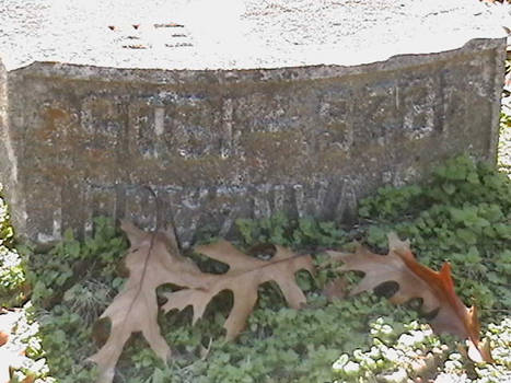 Upside Down Headstone