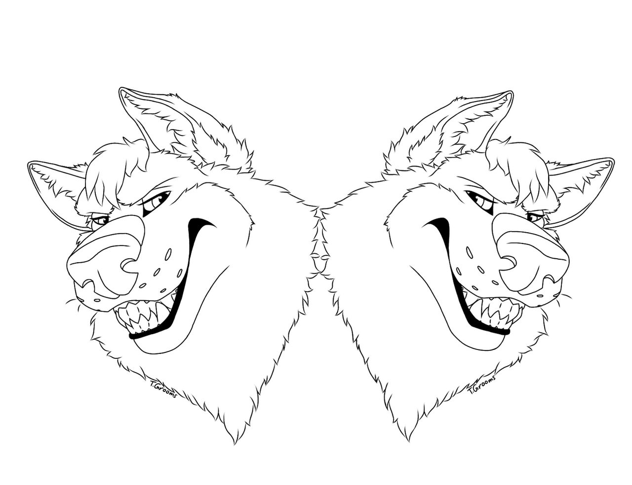 Free Wolf Fursuit Head Base by JINXDeviantArt on DeviantArt