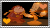 Beauty And The Beast - Lumiere X Cogsworth Stamp