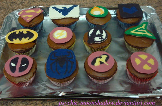 Superhero Cupcakes