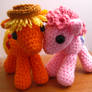 Applejack and Pinkie Pie Plushies