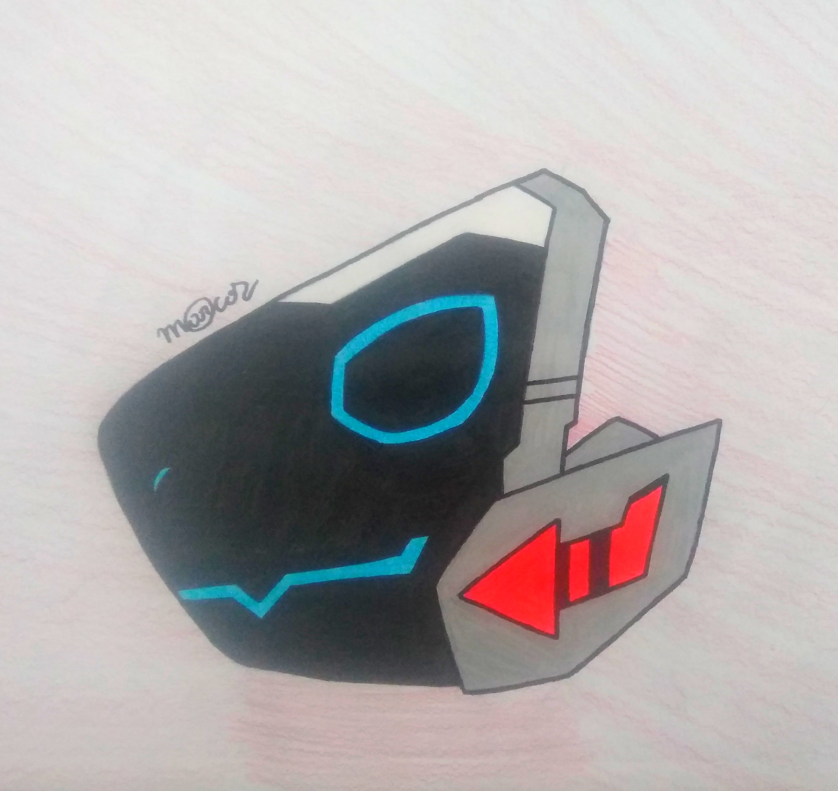 Protogen mask by IIDracko on DeviantArt