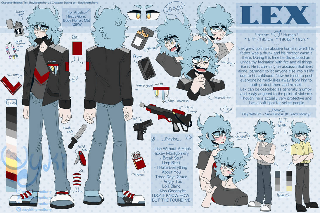 Lex Full Reference Sheet By Uykithemcflurry On DeviantArt