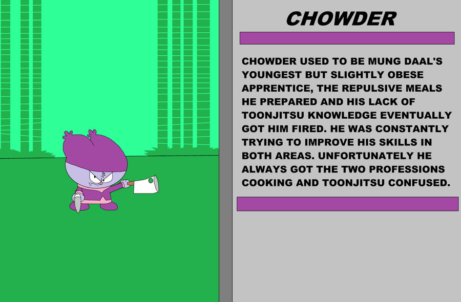 Chowder Bio By Trc Tooniversity On Deviantart Chowder Bio By Trc Tooniversity On Deviantart