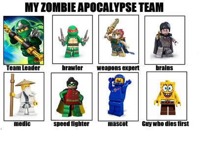 Lego Zombie Apocalypse Team