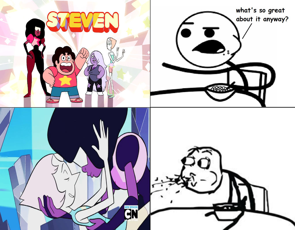 Cereal Meme #3: Steven Universe by TRC-Tooniversity