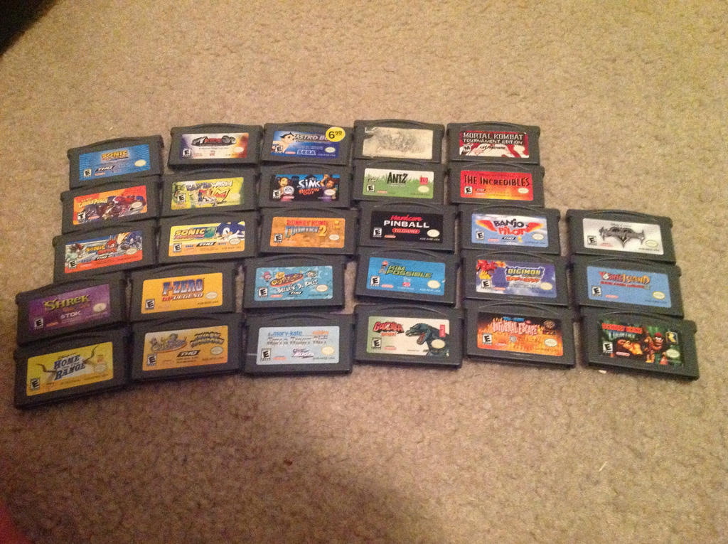 Gba Collection Rom My GBA Collection by TRC-Tooniversity on DeviantArt