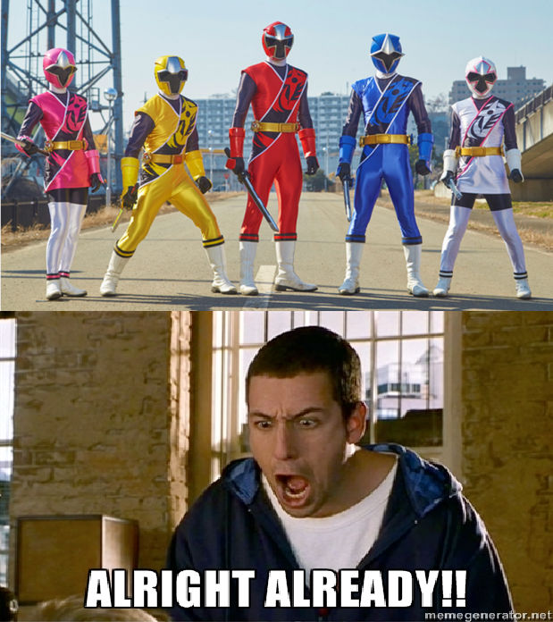 Power Rangers Eating Meme Alright Already Meme #1: New Power Rangers Shows by TRC-Tooniversity on ...