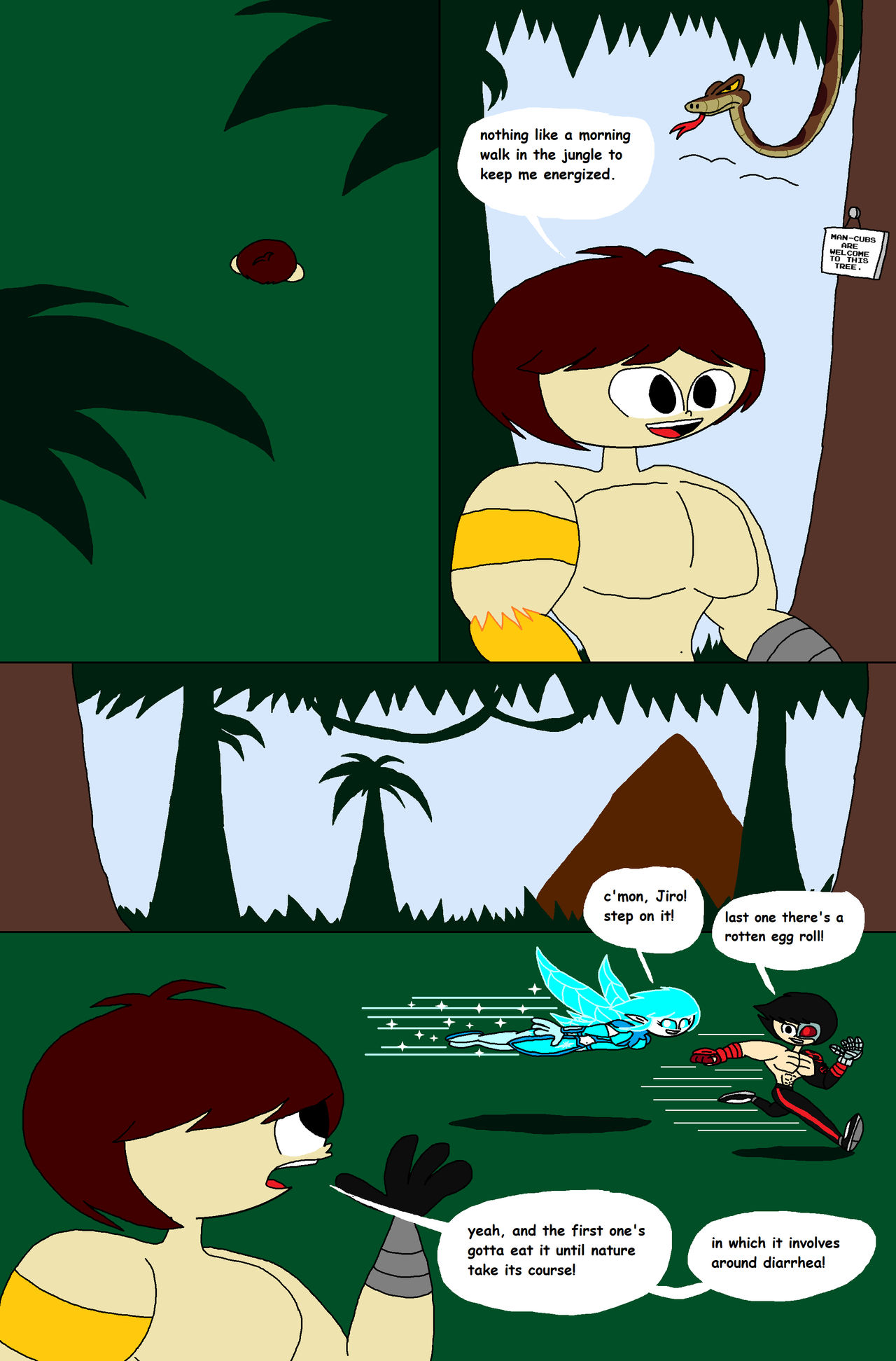 Jungle Stroll By Trc Tooniversity On Deviantart