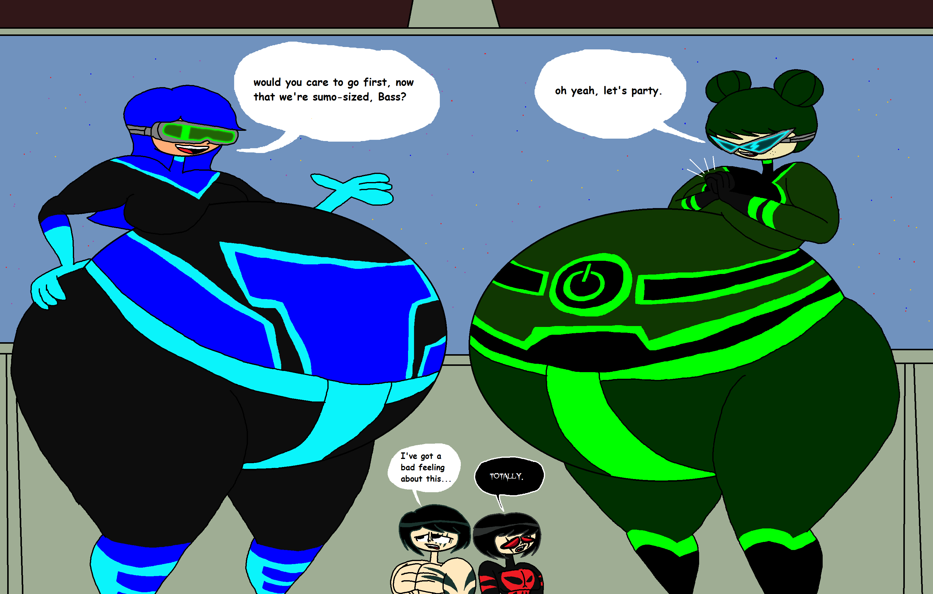 Sumo-Sized Sumos by TRC-Tooniversity on DeviantArt