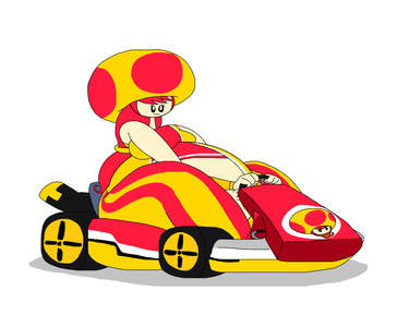 Queen Shroominella on Mario Kart