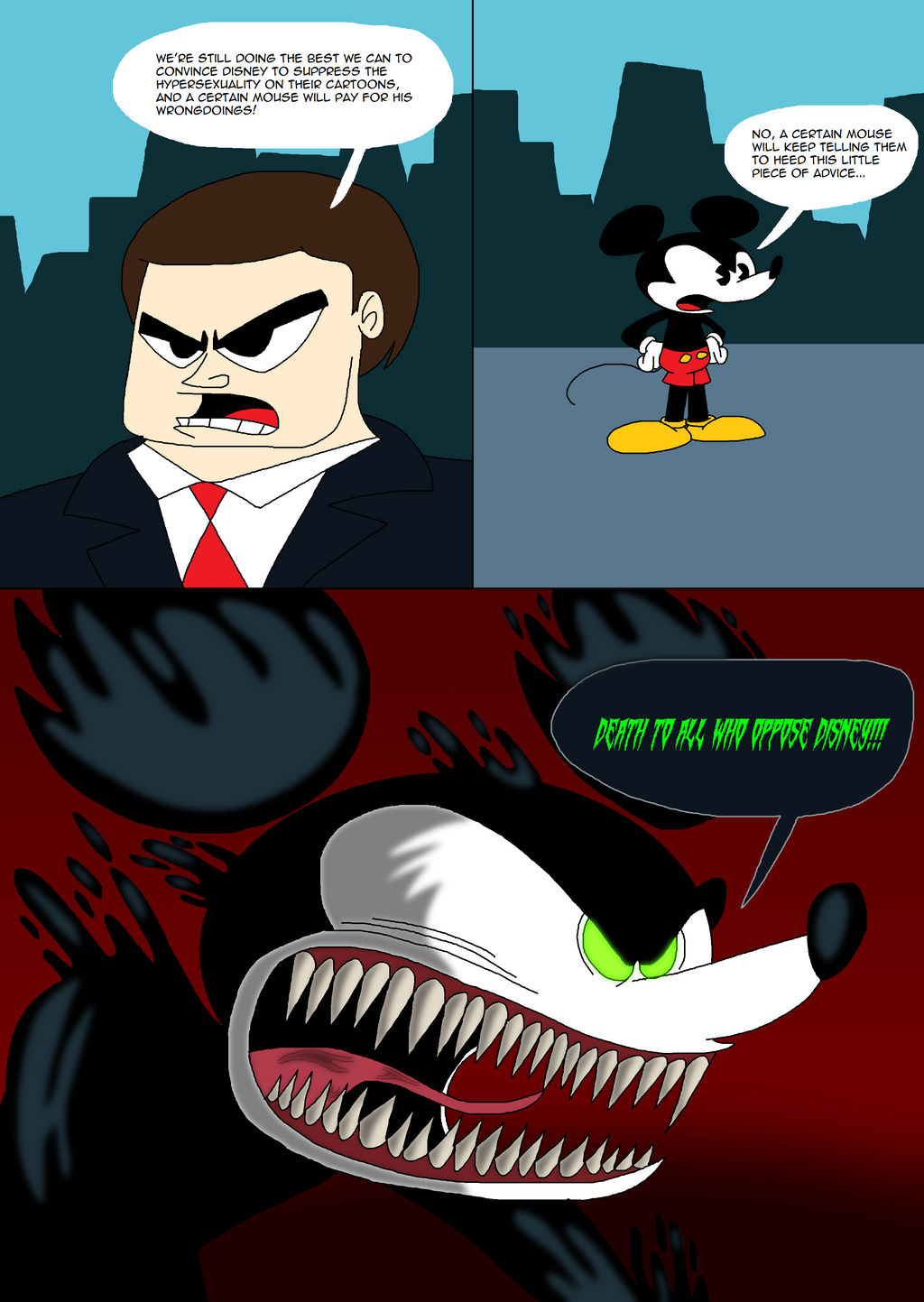The Mouse's Inner Demonic Rage by TRC-Tooniversity on DeviantArt