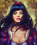 Snow White - Digital Realistic Portrait by lauraypablo