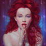 Red passion Realistic Portrait