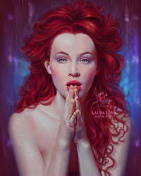 Red passion Realistic Portrait