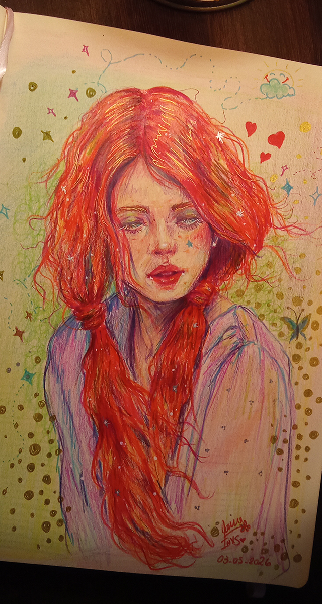Dreamer redhair girl