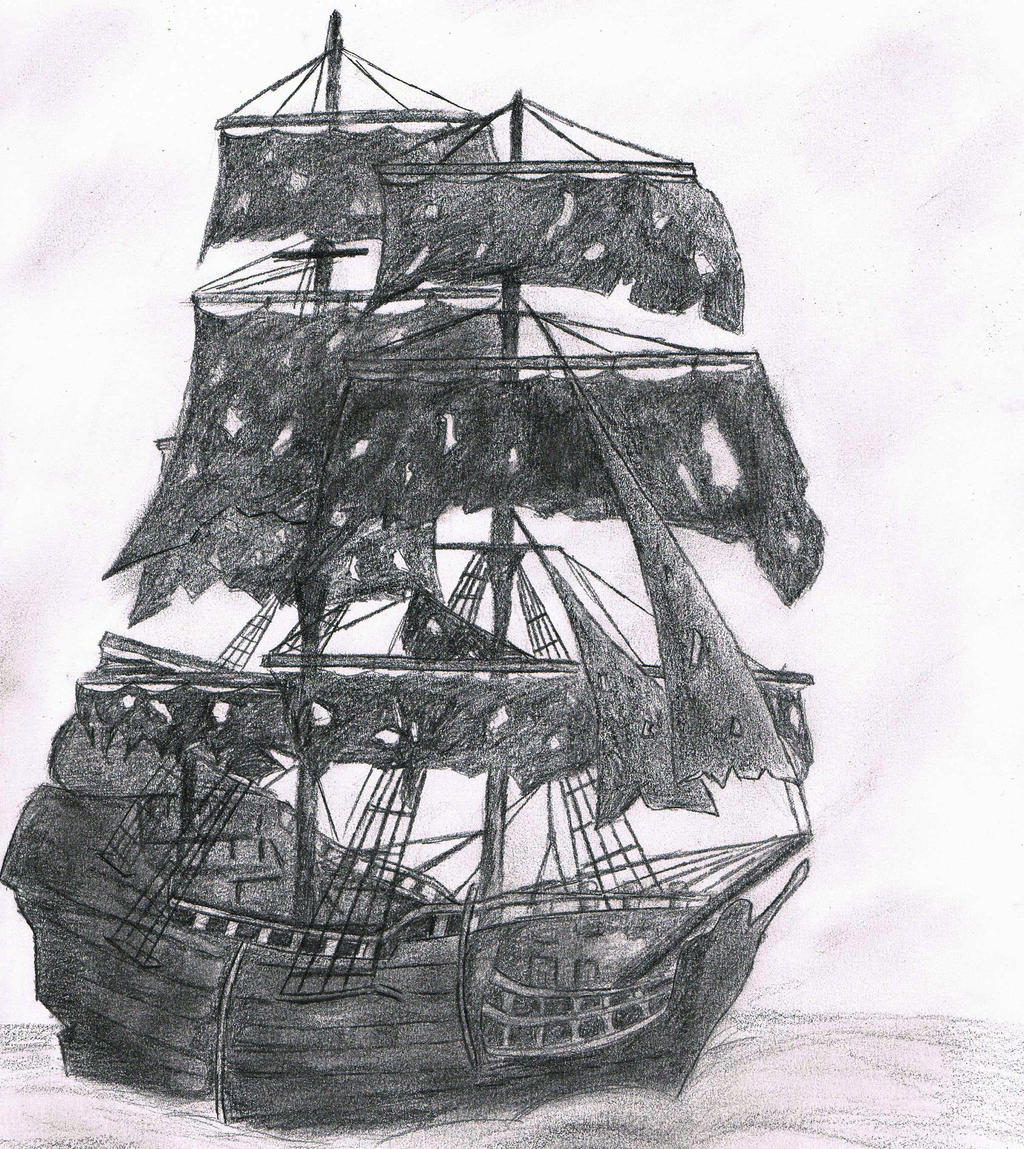 Черная Жемчужина нарисовать